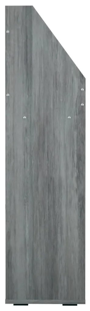 Suporte revistas infantil 71x30x114 cm aglom. cinzento cimento