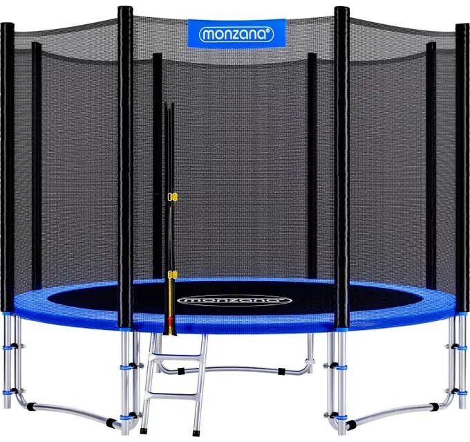 Trampolim Ø244 cm com rede de segurança TÜV Rheinland Azul
