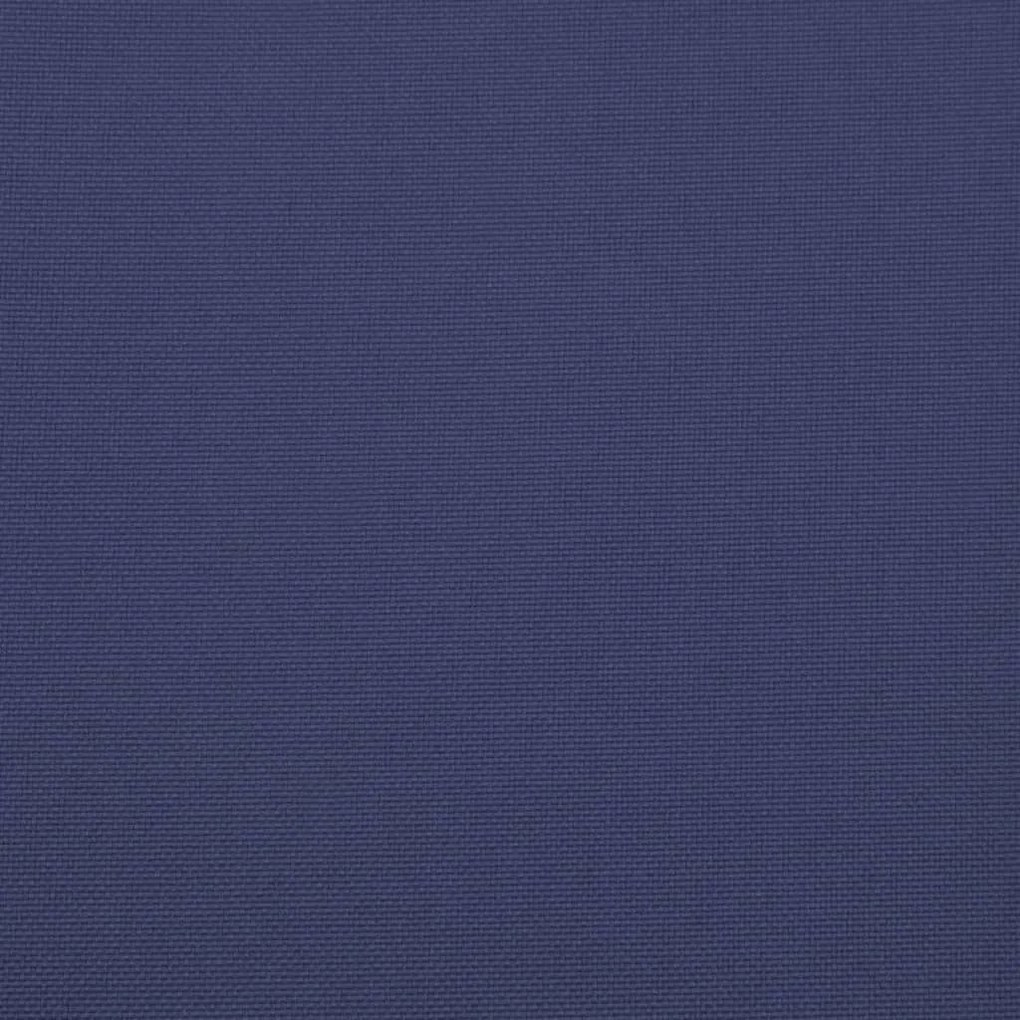 Almofadão para sofá de paletes 60x61,5x10cm tecido azul marinho