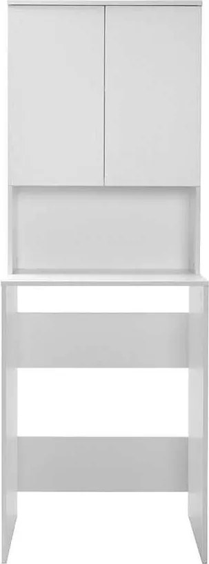 Armário para Máquina de Lavar Roupa "Váli" - Design Moderno - Branco -