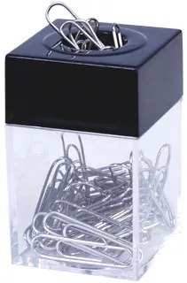 Porta-Clips Q-Connect Quadrado – Compacto, Resistente e Funcional