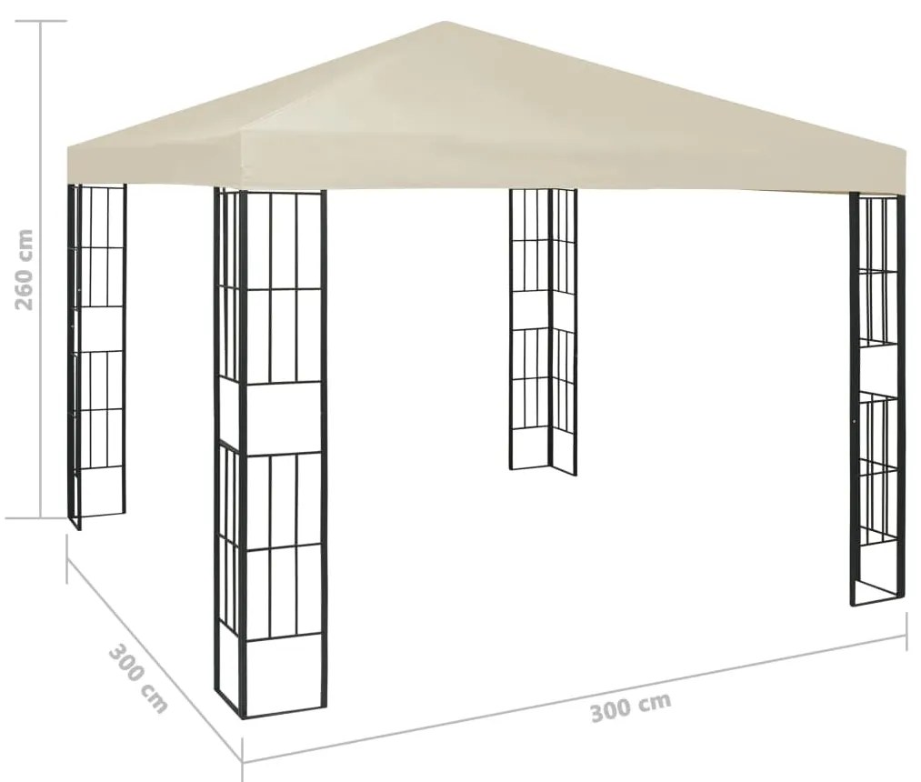 Tenda 3x3 m creme