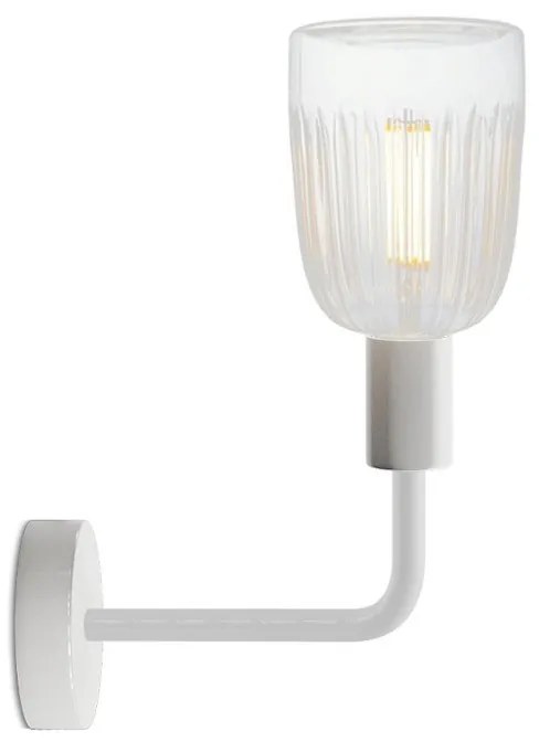 Fermaluce Elle de metal com lâmpada de cristal