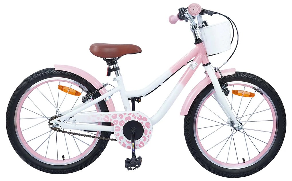 vidaXL Bicicleta Infantil 20 Polegadas para 6-11 Anos Rosa Claro