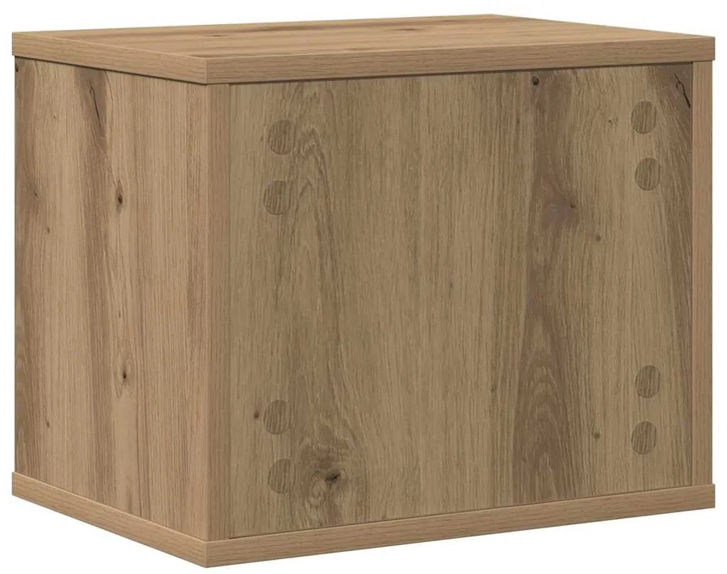 Organizador de Mesa Carvalho Artesanal 36x26x29.5 cm Madeira Derivada