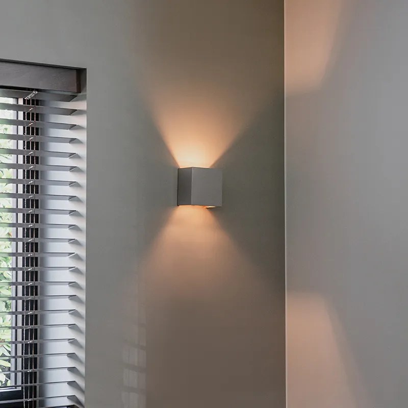 Candeeiro de Parede Inteligente de Betão com Efeito de Luz incluindo Zigbee G9 - Meave