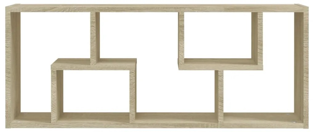 Estante de parede 36x16x90 cm derivados madeira carvalho sonoma