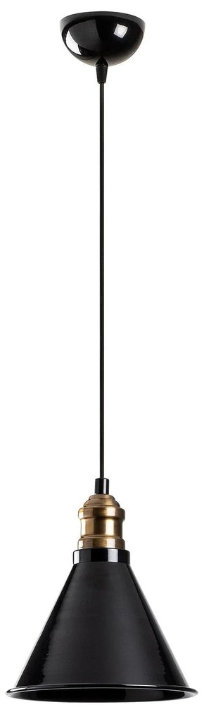 Candeeiro de Teto Berceste – Preto – 19 cm Diâmetro x 117 cm Altura