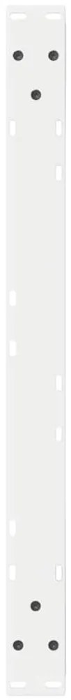Pés para mesa de centro 2 peças, branco, 70x(30-31,3) cm, aço
