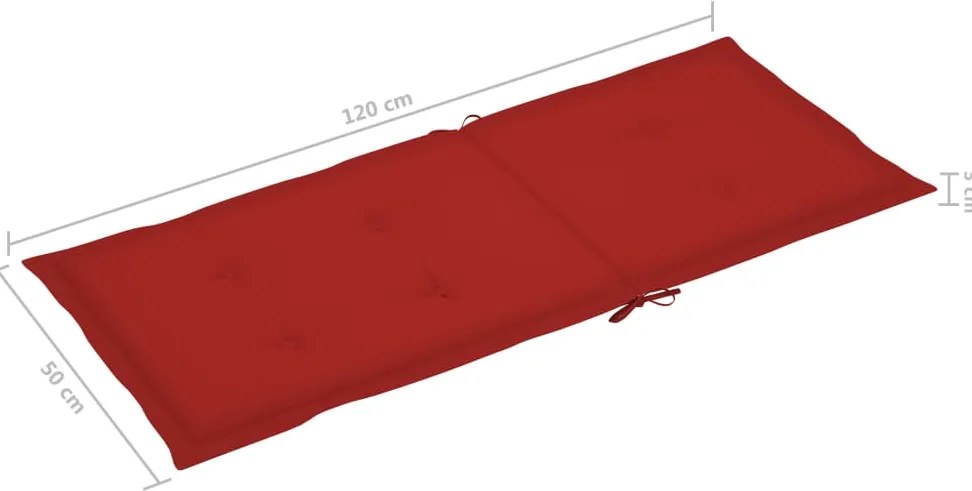 Cadeiras jardim reclináveis c/ almofadões 2 pcs acácia maciça