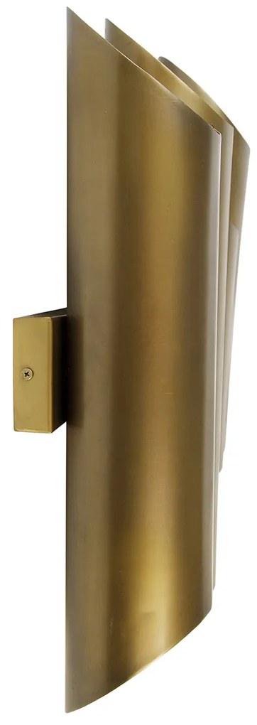 Candeeiro de parede industrial latão 10 luzes - Whistle Industrial