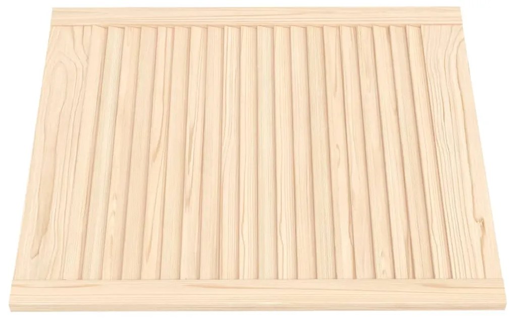 Portas de armário 2 pcs com design de persiana pinho maciço