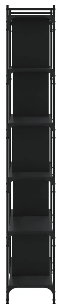 Estante c/ 6 prateleiras 76x32x192 cm derivados madeira preto