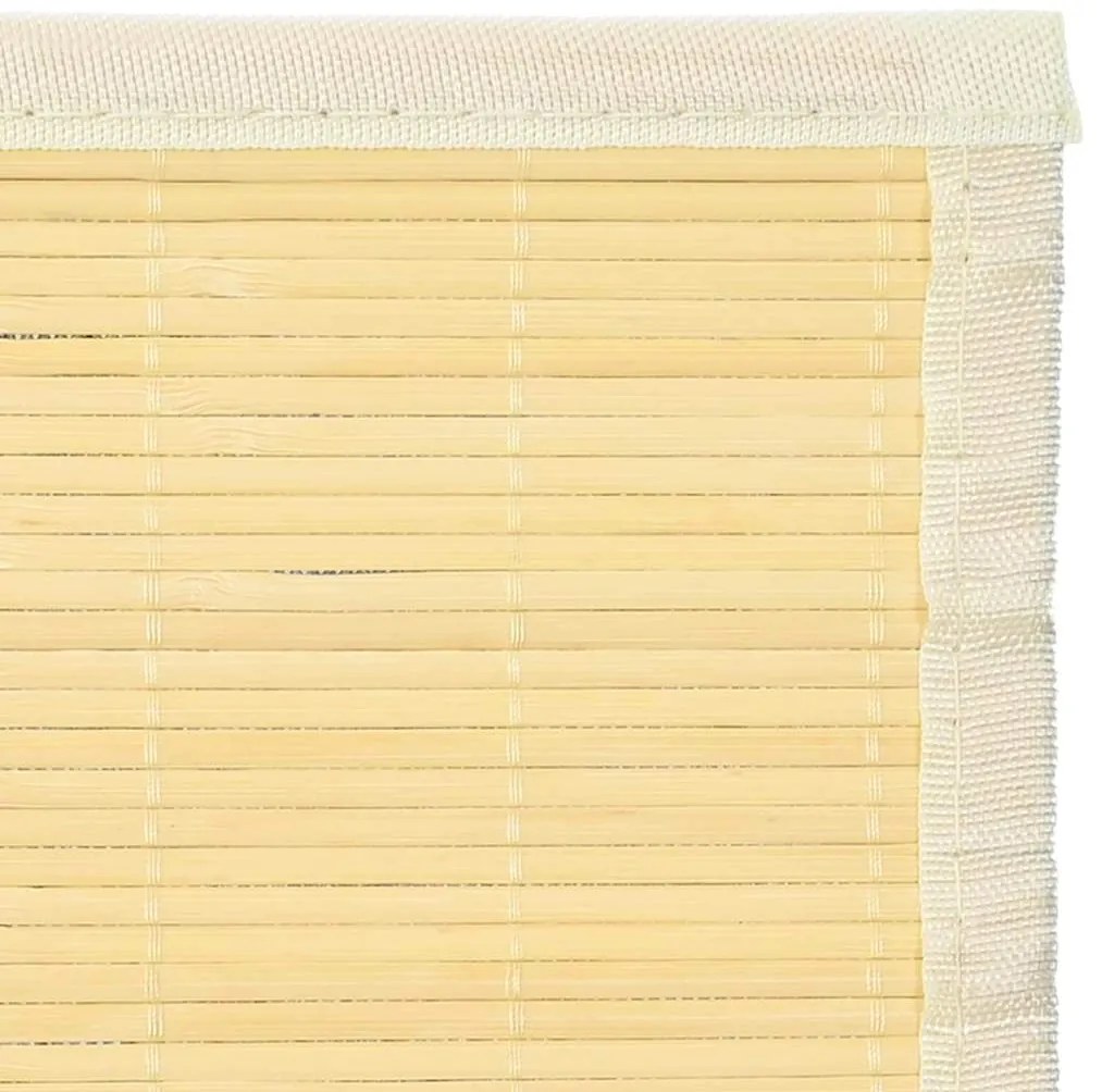 Tapete de bambu 160x230 cm natural