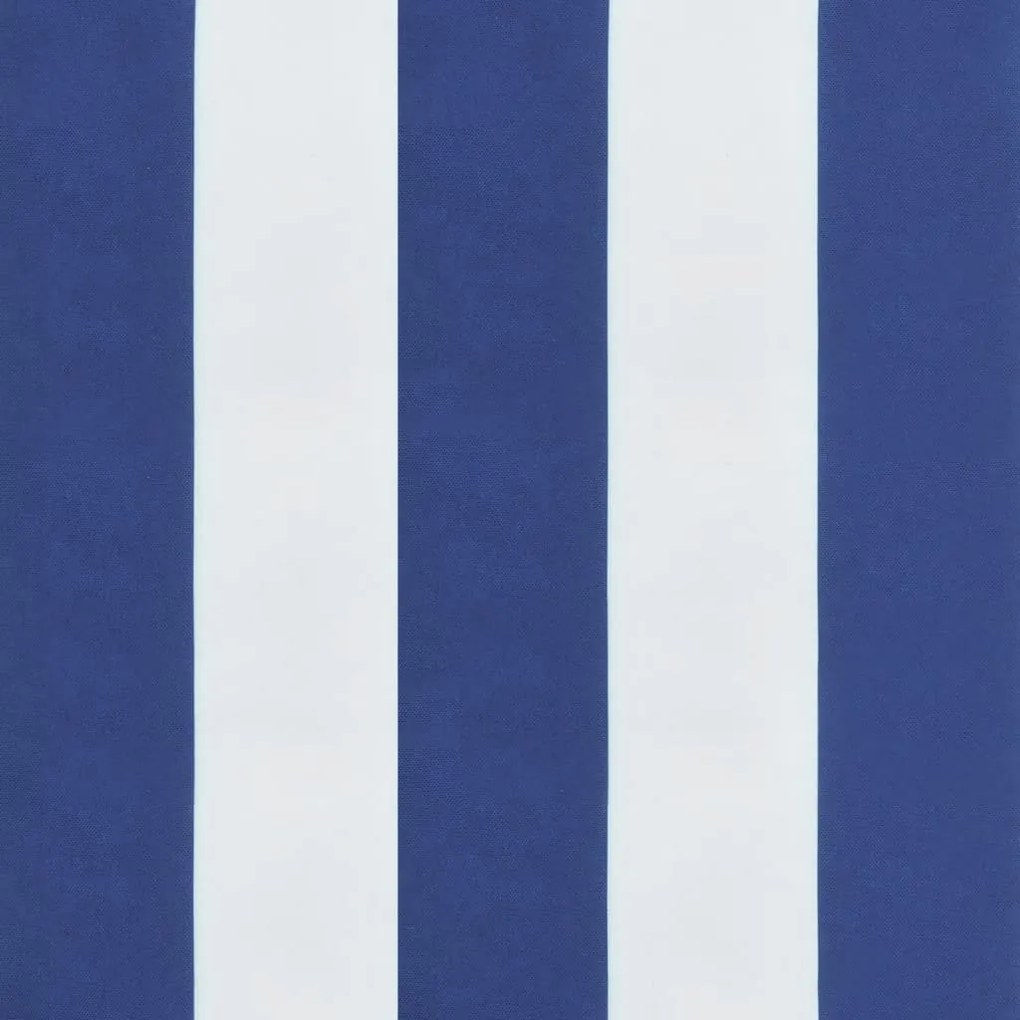 Almofadão para sofá de paletes 70x40x12 cm tecido azul/branco