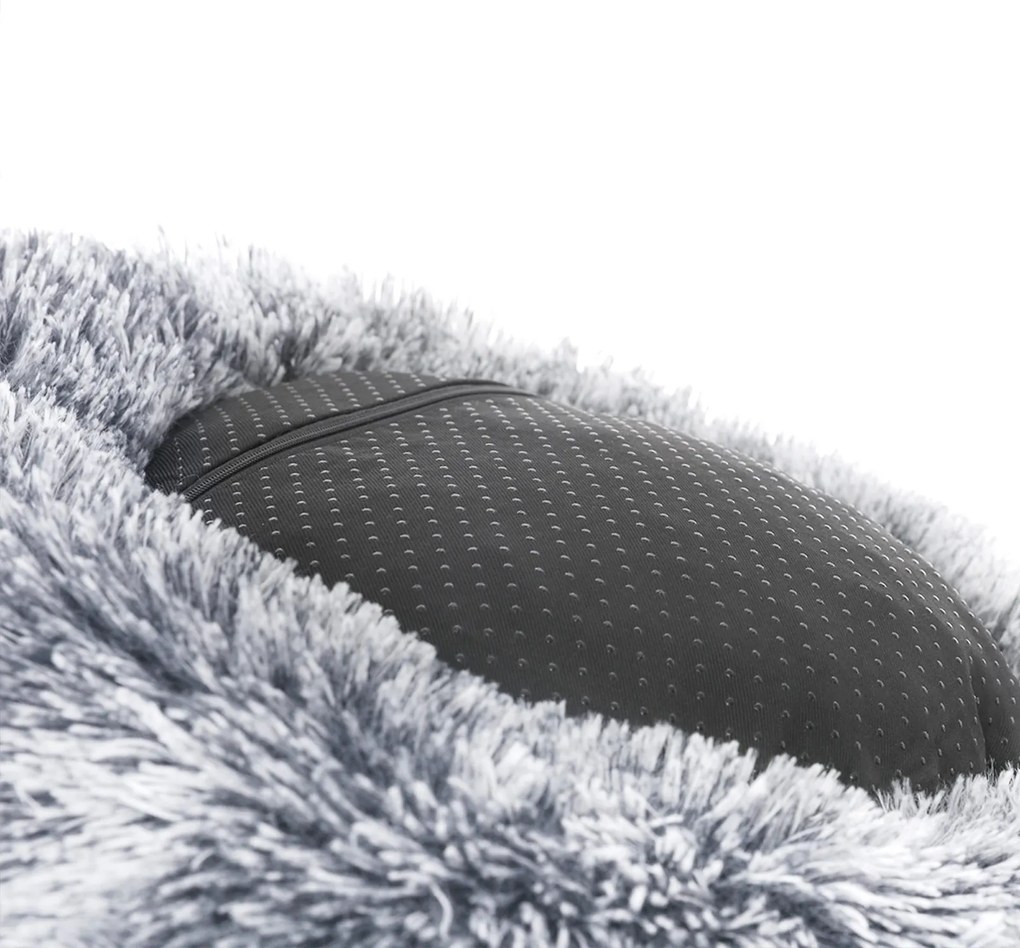 Cama para cães 70 x 20 cm (Ø x A) cinzenta