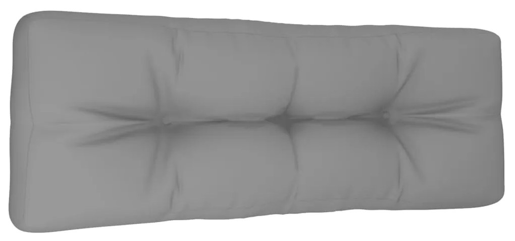 Almofadão para sofá de paletes 120x40x12 cm tecido cinza