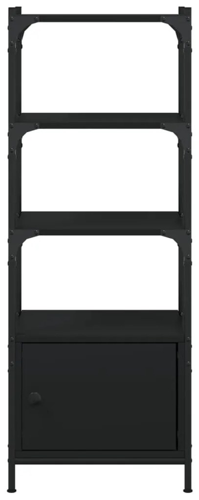 Estante c/ 3 prateleiras 41x30x109,5 cm derivados madeira preto