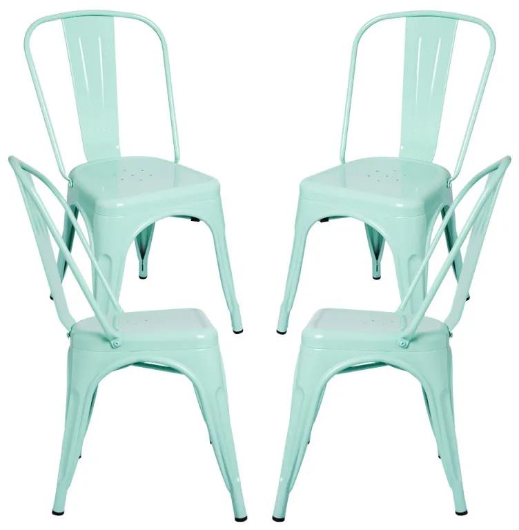 Pack 4 Cadeiras Torix - Verde hortelã