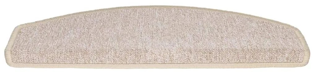 Tapetes de escada 30 pcs 65x24x4 cm cinzento-acastanhado