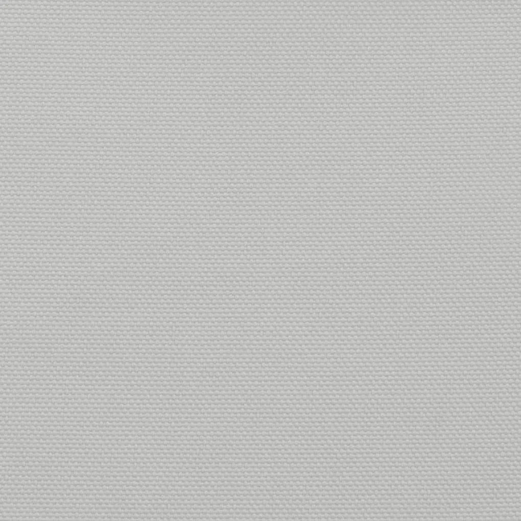 Tela de varanda 120x400 cm 100% poliéster oxford cinzento-claro
