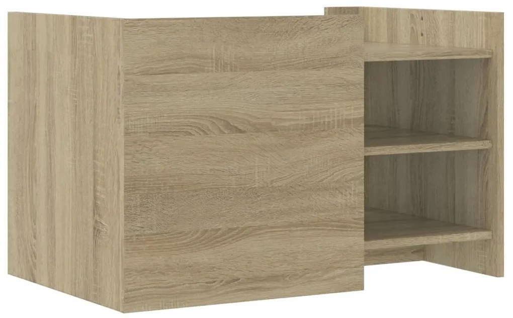 Mesa de centro 80x50x50 cm derivados de madeira carvalho sonoma