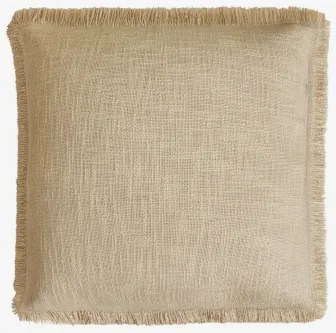 Almofada Quadrada 45x45 Cm Em Algodão Soncey Tapioca Bege - Sklum