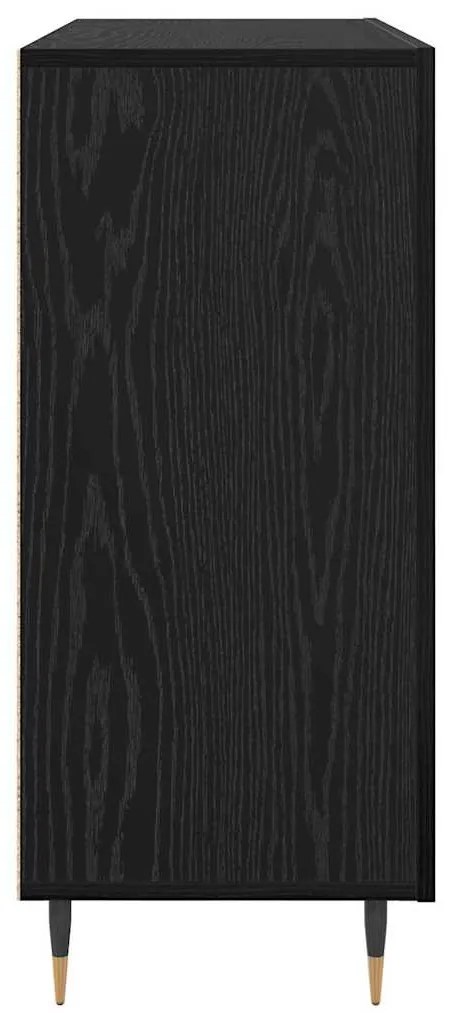 Buffet Preto 90 x 34 x 80 cm Madeira processada