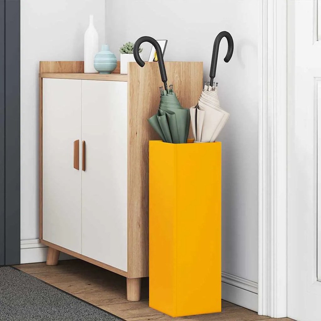 Suporte para Guarda-chuva Amarelo mostarda Metal Padrão