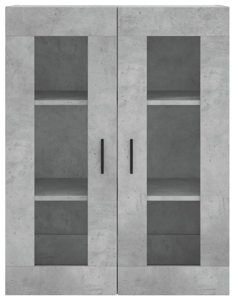 Armário alto 69,5x34x180 cm derivados de madeira cinza cimento