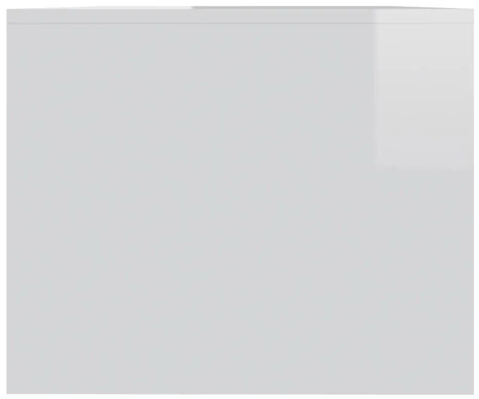 Mesa de centro 90x50x41,5 cm derivados madeira branco brilhante