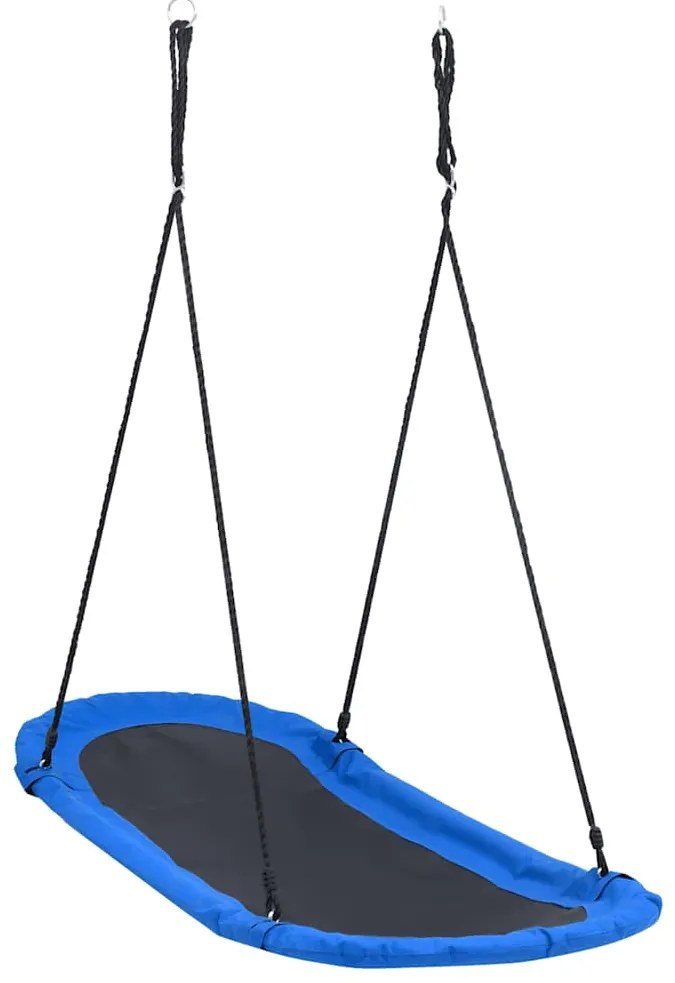 Baloiço estilo ninho com bandeiras 165x70 cm