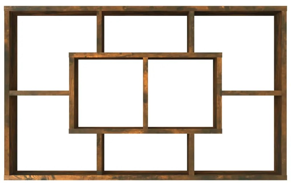 Prateleira de parede 85x16x52,5 cm derivados madeira cor fumado