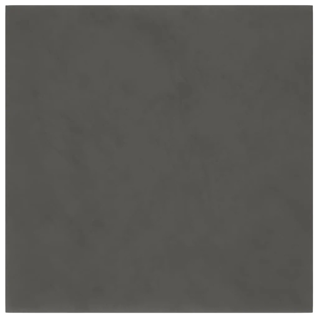 Painel de parede 12 pcs 30x30 cm veludo 1,08 m² cinza-escuro
