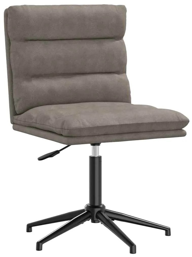 Cadeiras de jantar 2 pcs couro artificial cinzento