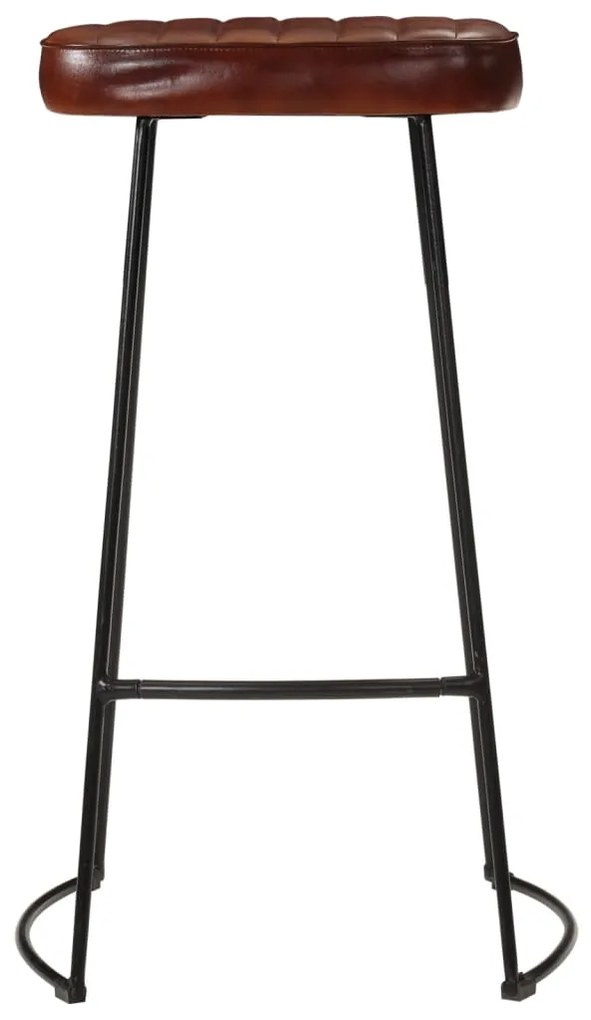Bancos de bar Gavin 2 pcs 44x37,5x78 cm castanho-escuro