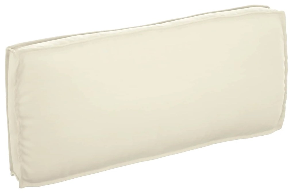 vidaXL Almofada Creme 120 x 50 x 12 cm Tecido Oxford