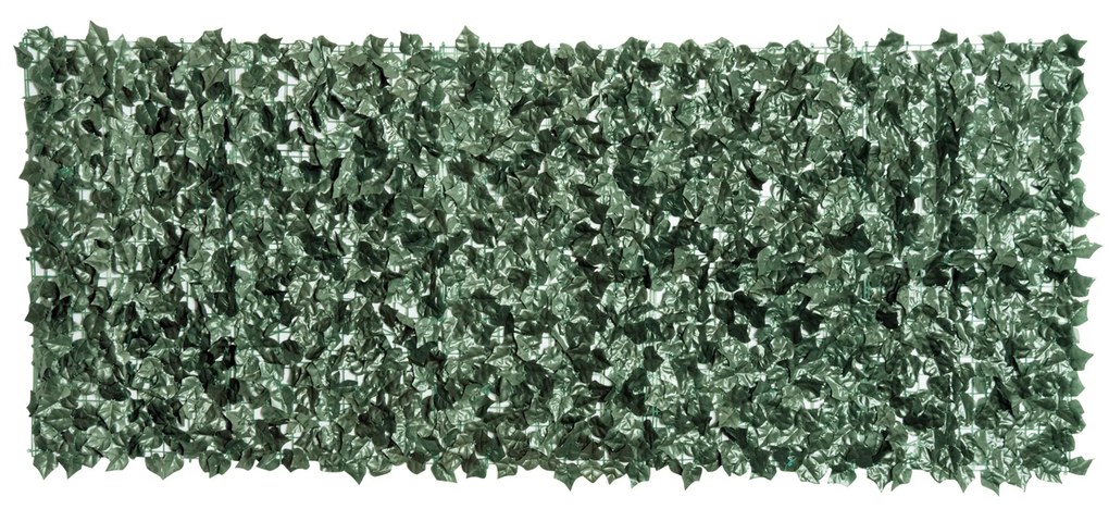 Outsunny Vedação Artificial em Rolo 2,4x1 m Vedação de Privacidade para Balcão Jardim Exterior Planta Decorativa de Parede PE Verde | Aosom Portugal