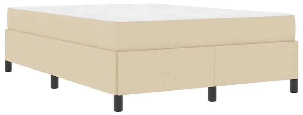 Cama Box Creme, Preto 140 x 190 cm