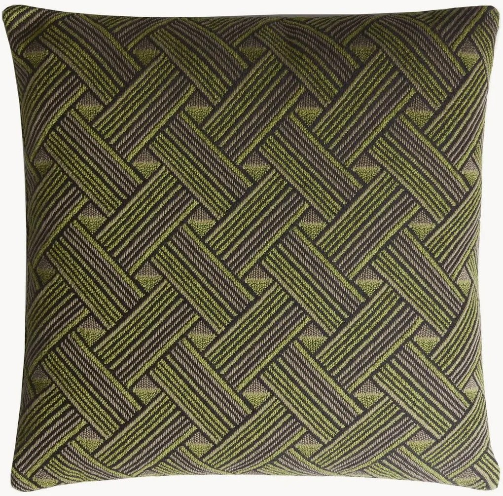 Almofada em veludo de algodão Geometric