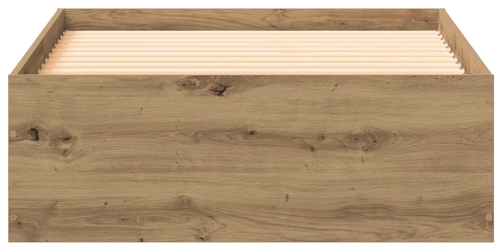 Cama vidaXL Artisan Carvalho 90x190 cm Madeira MDF