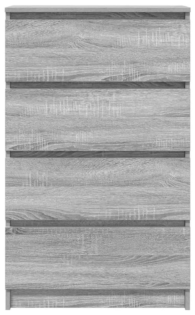 Aparador 60x35x98,5 cm madeira processada cor cinzento sonoma
