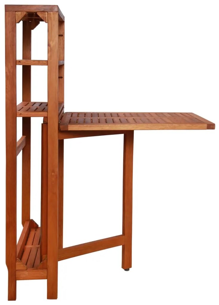 3 pcs conjunto de bistrô dobrável madeira de acácia maciça