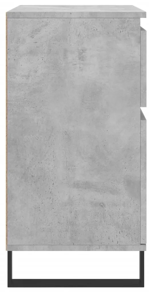 Aparador 60x35x70 cm derivados de madeira cinzento cimento