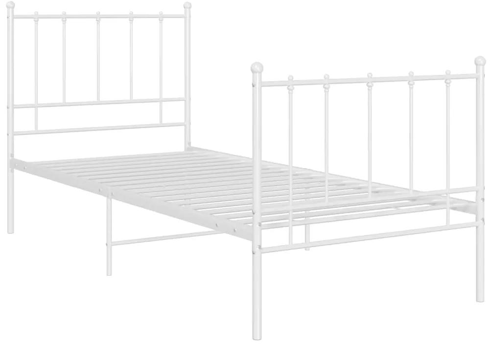 Estrutura de cama 90x200 cm metal branco