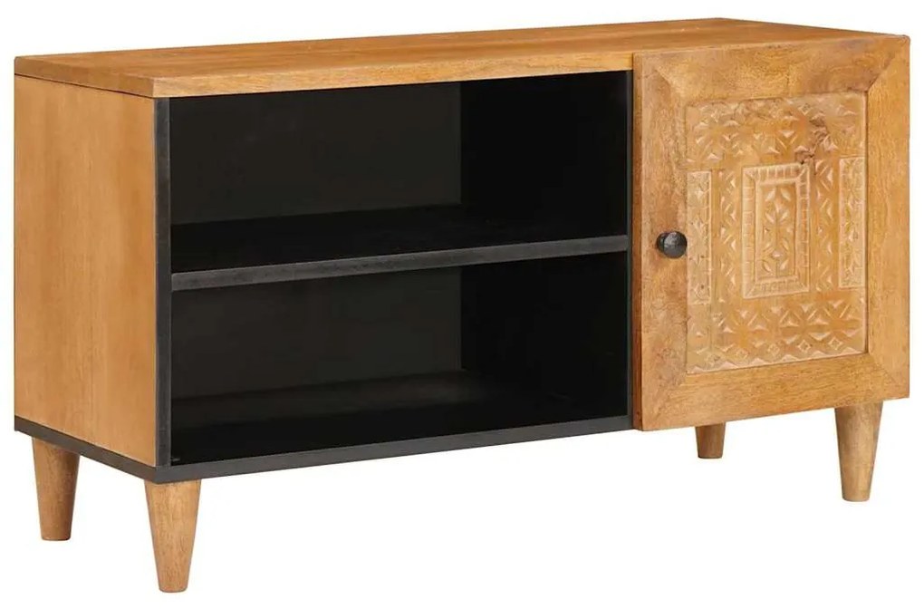 vidaXL Unidades de TV Marrom Claro 80 x 33 x 46 cm Madeira processada