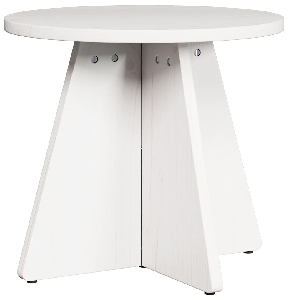 Conjunto de Mesas de Café 3 pcs Branco 49 x 49 x 30 cm