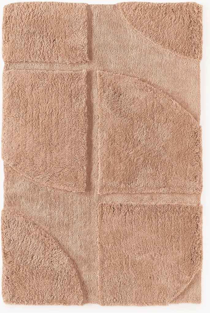 Tapete felpudo com relevo Jade