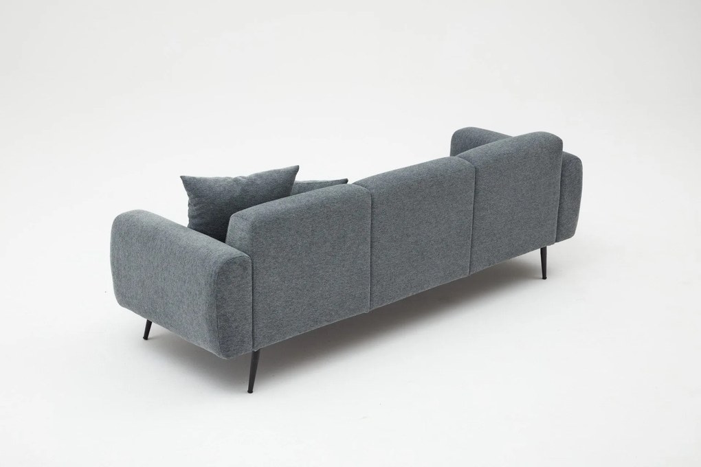 Sofá de 3 Lugares Side – Antracite – 235x77x82 cm