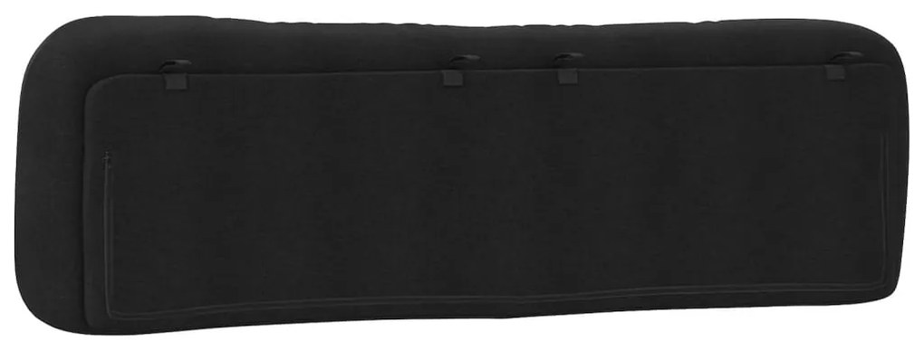 Almofadão de cabeceira 180 cm tecido preto